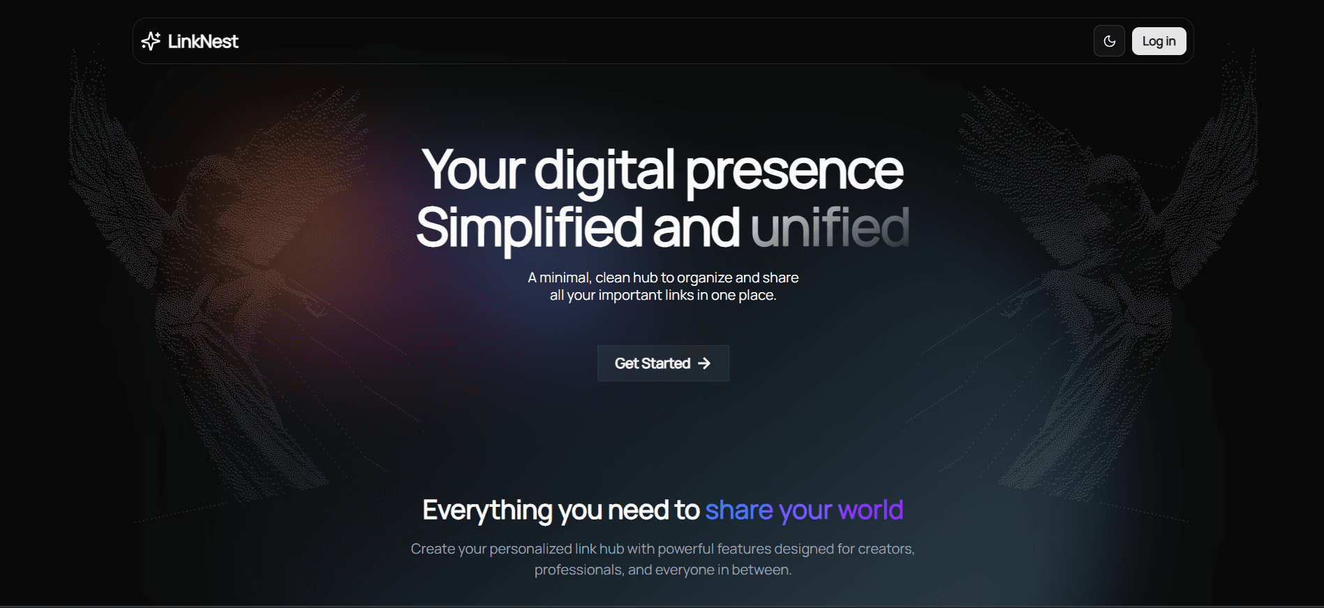 Linknest project screenshot